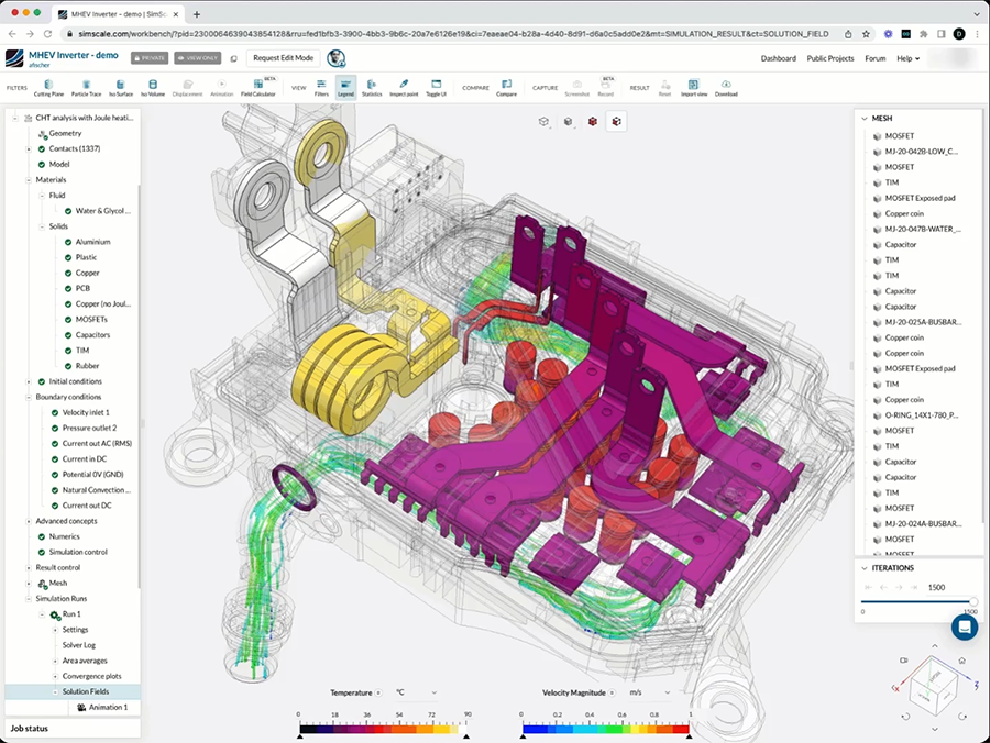 mosfet, SimScale Project Library